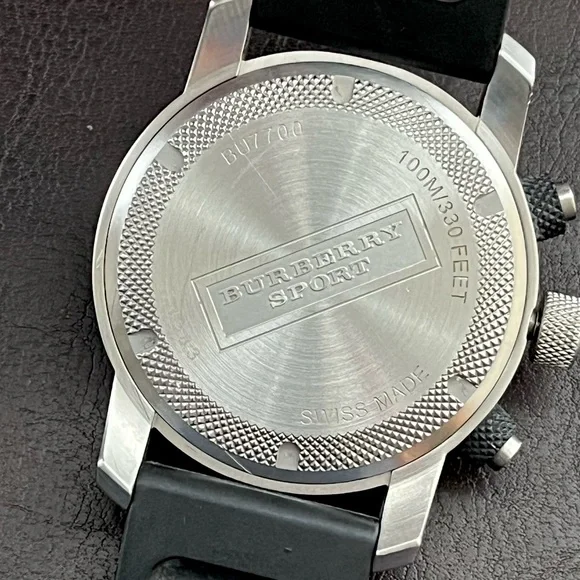 Burberry Sport Chronograph Mens Watch BU7700 Swiss Quartz Movement - Picture 6 of 16